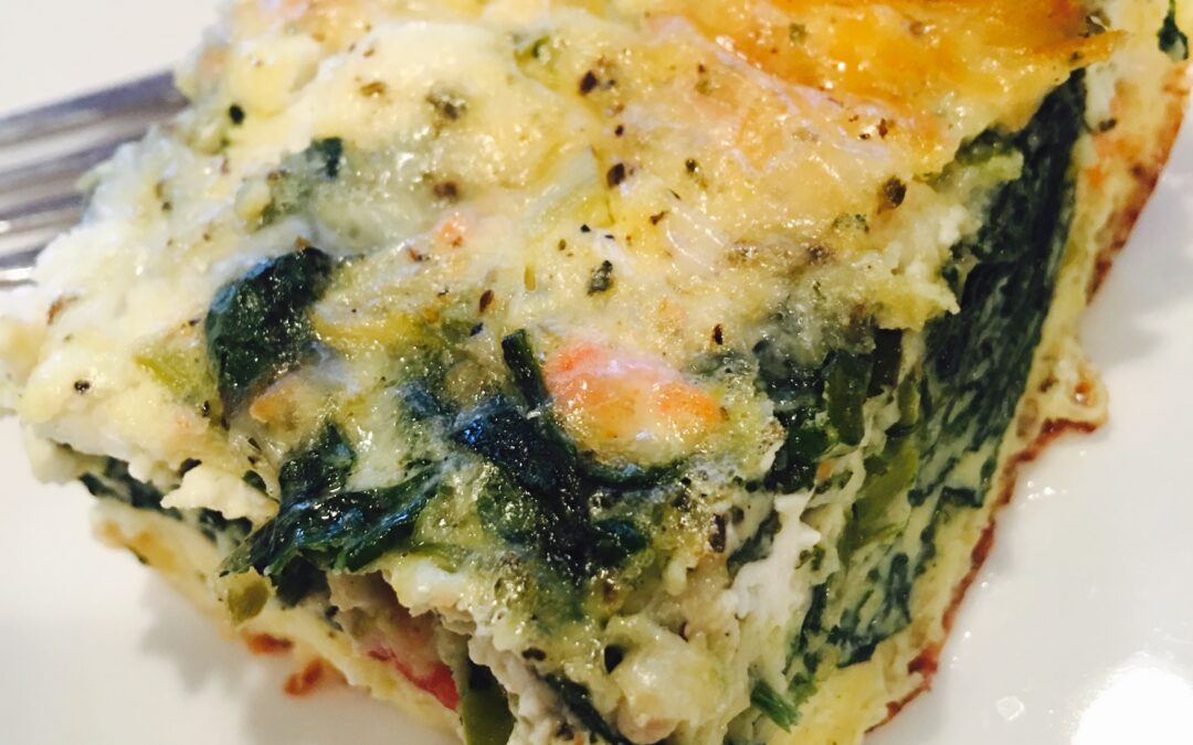 SpinachEggFetaBake